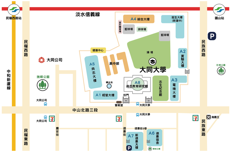 校園平面圖圖片