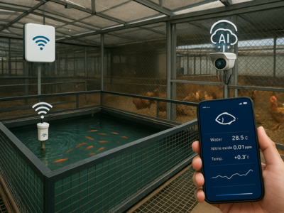 物聯網、AI 行為辨識與自動化控制打造無人農場