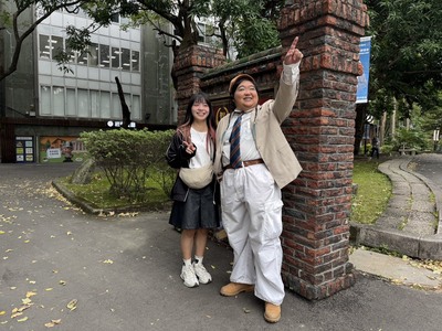 參觀者覺得大同校園很美圖片