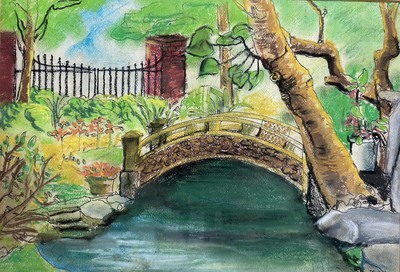 民國80年大同校園一角/作者葉隆吉圖片