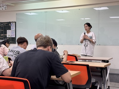 同學發表來台學習心得圖片