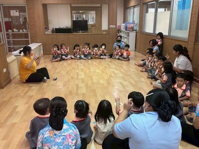 應外系同學赴泰實習--教學現場圖片